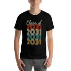 Class of 2031 Senior 2031 Graduation  Trendy Pattern T-Shirt