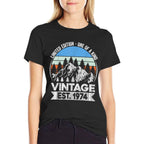 Retro 50th Birthday Party Decorations for The 1974 Birthday  Durable T-Shirt