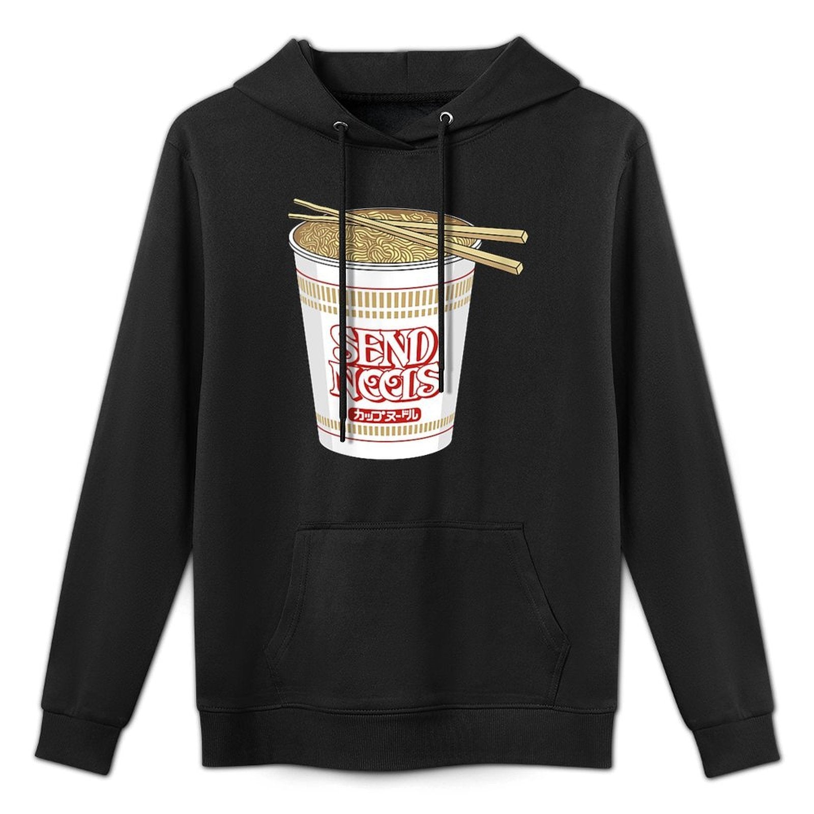 Send Noods Noodle Funny Meme Colorfast Hoodie