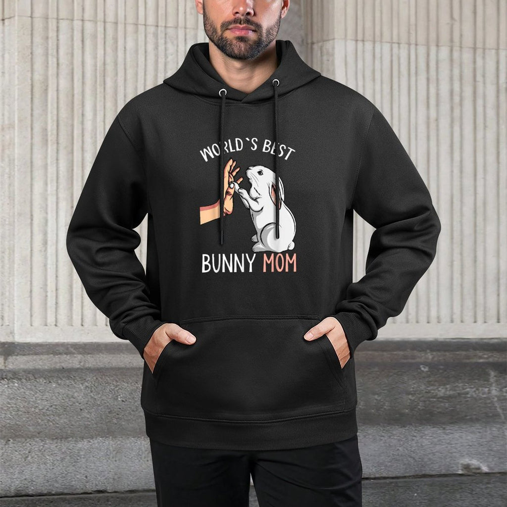 World´s Best Bunny Mom Rabbit Love Easter Girls Womens Relaxed Fit Hoodie