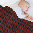 MacPherson Clan Tartan Easy Care Throw Blanket