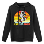 2nd Birthday Astronaut Two The Moon Girls Boys Toddler Kids Adjustable Hood Hoodie