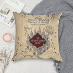 The Marauder’s Map Soft Reinforced Edging Throw Pillow