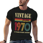 Vintage 1970 Clothes 50 Years Old Retro 50th Birthday Gifts Premium  Breathable T-Shirt