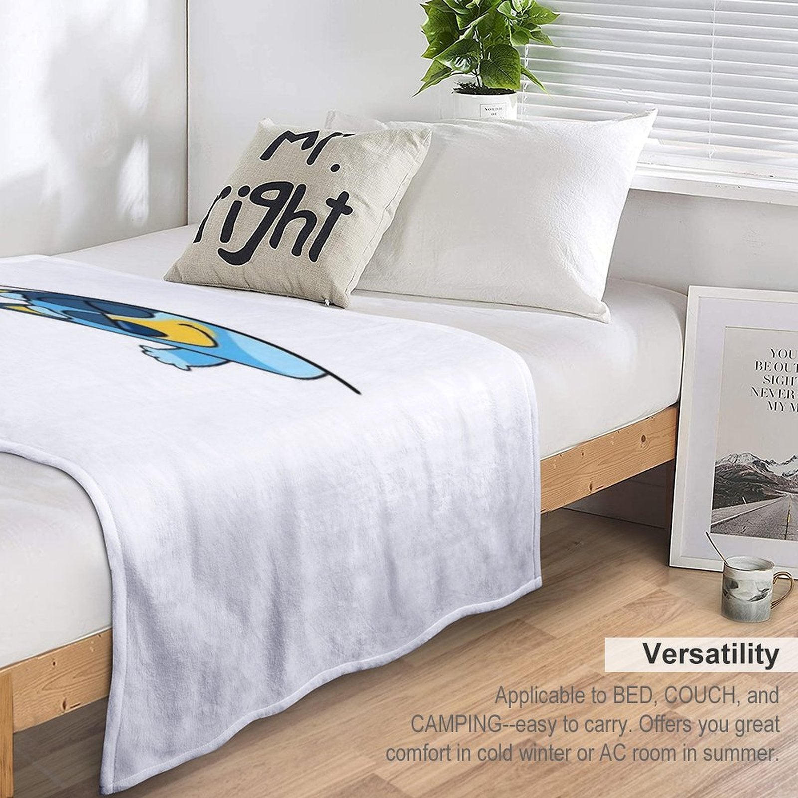 Hello Bluey Premium Throw Blanket