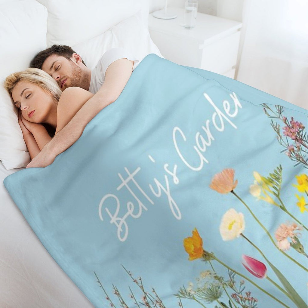 Betty's Garden Lightweight Throw Blanket