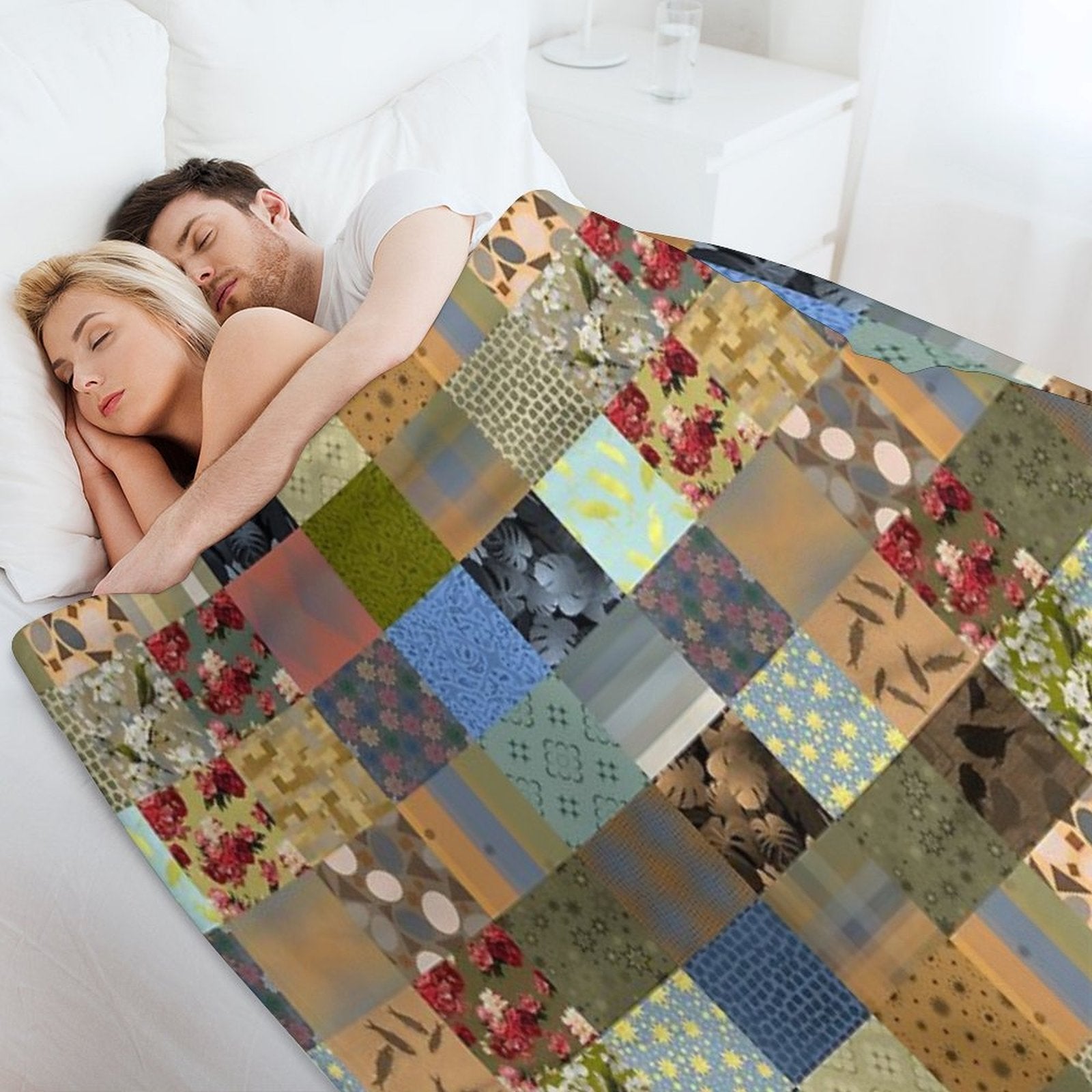 Artticarlo Designs Quilt 1 Repeat 5748 Versatility Throw Blanket