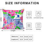 Dragonfly And Chinoiserie Jars with Pink Pansies Soft High-Density Material Throw Pillow