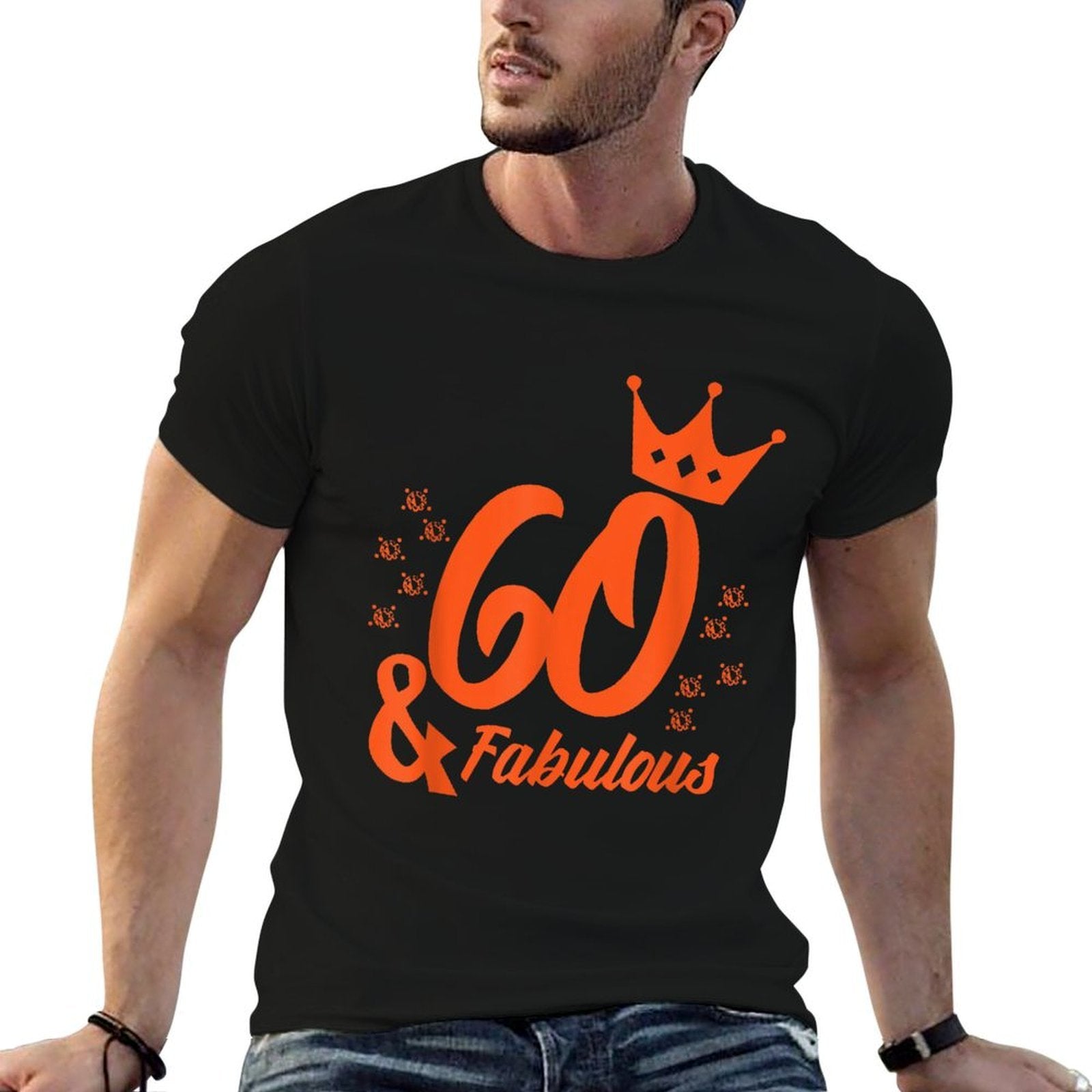 60 & Fabulous 60th Birthday Diamond 1958 T-shirt  Breathable T-Shirt