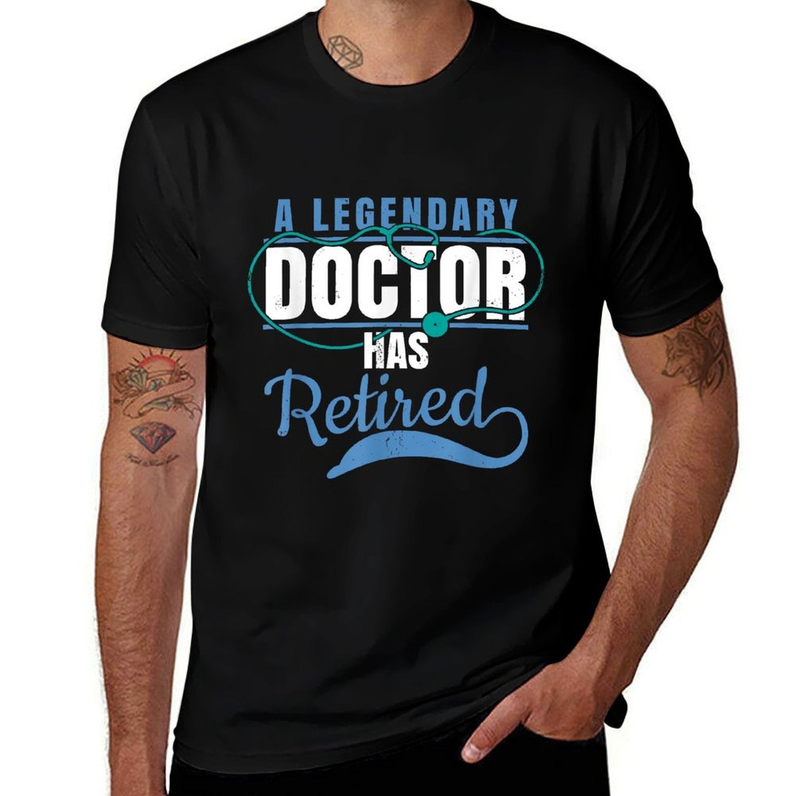 Retired Doctor Retirement Gift for Retiring Medical MD Comfortable T-Shirt