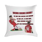 Bruno Fernandes Song Chant MUFC Soft Gift Ready Throw Pillow