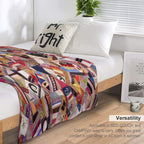 Quilt Top Versatility Throw Blanket