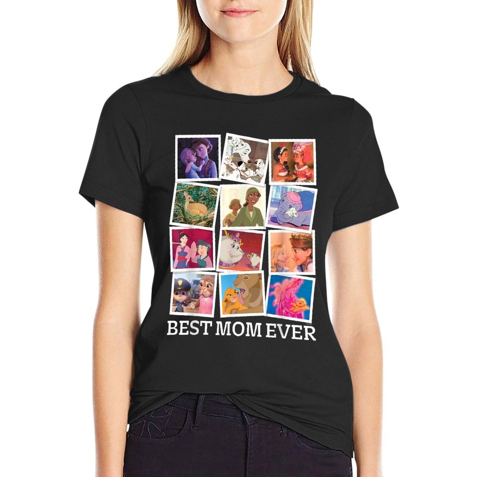 Disney Movie Moms Mother’s Day Birthday Trip Best Mom Ever  Stretchy T-Shirt