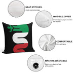 Alfa Romeo Snake  Classic T-Shirt Soft Shrink-Resistant Throw Pillow