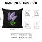 Lilac Soft Warmth Comfort Throw Pillow
