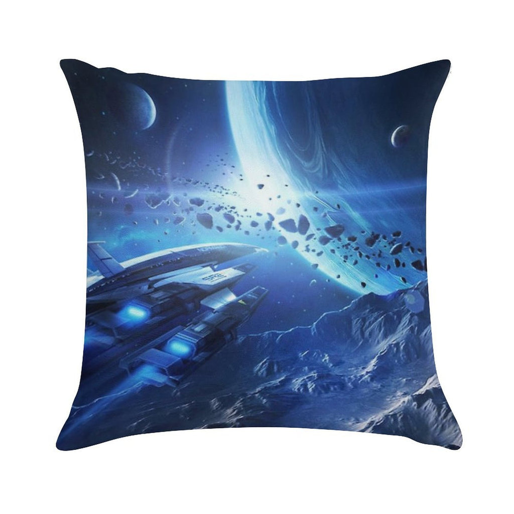 Mass Effect Normandy SR2 Soft Ultra-Soft Texture Throw Pillow