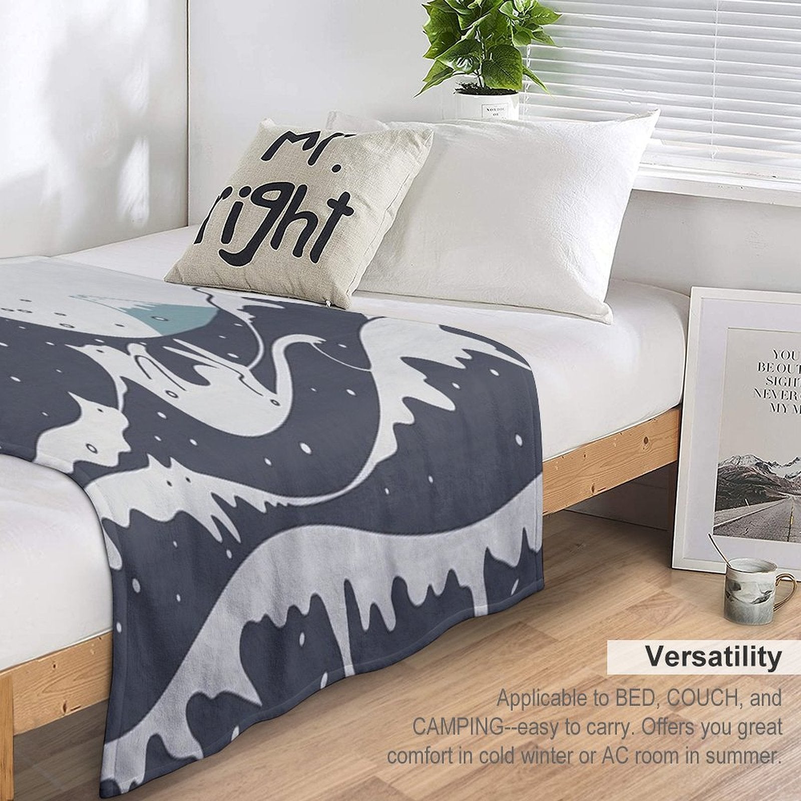 Cat Landscape 55A Multi-functional Throw Blanket
