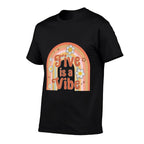 Five Is A Vibe 5th Birthday Party 5 Years Old Kids Boy Girl  Summer-ready Fabric T-Shirt