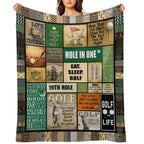Golf - Golf Lover - Golf Life Wrinkle-free Throw Blanket