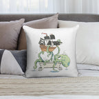Kraken in The Tub Soft Durable Construction Throw Pillow