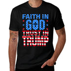 Faith In God Trust In Trump  Breathable T-Shirt