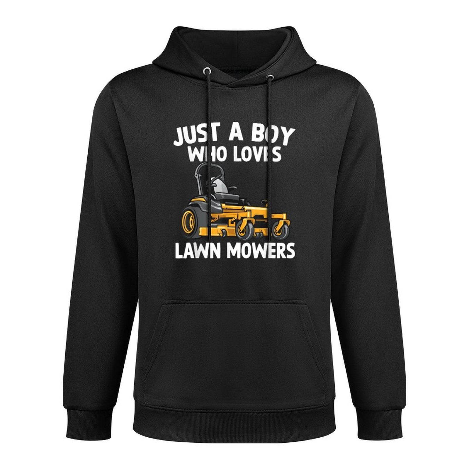 Just A Boy Who Loves Lawn Mowers Gardener Kids Toddler Boys Unisex Design Hoodie