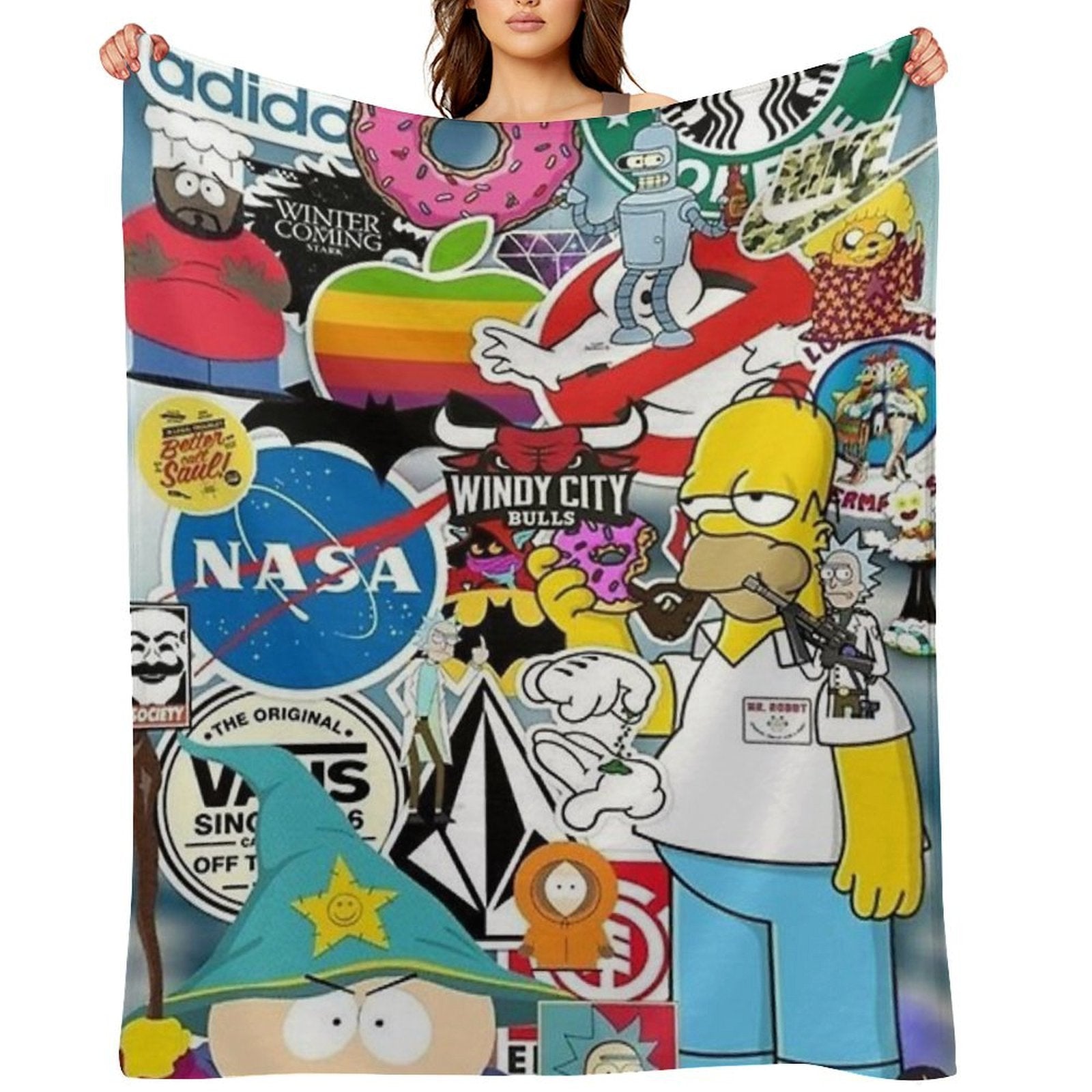 Vintage Brands All-season Throw Blanket