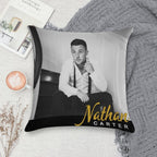 Handsome Nathan Carter Soft Luxury Feel Throw Pillow