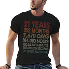 21 Years Of Being Awesome Boys And Girls 21st Birthday  Classic T-Shirt