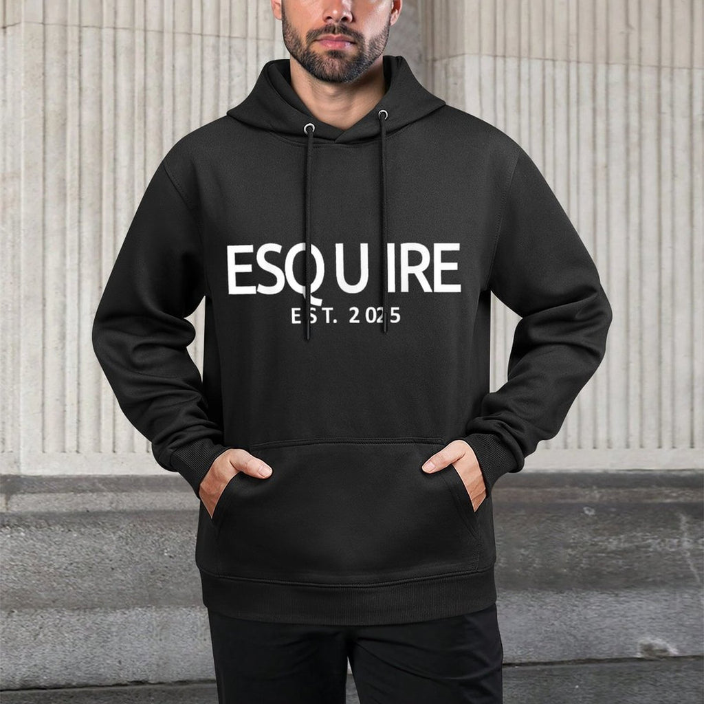 Esquire Est. 2025 Attorney Lawyer Law School Graduation Durable Construction Hoodie