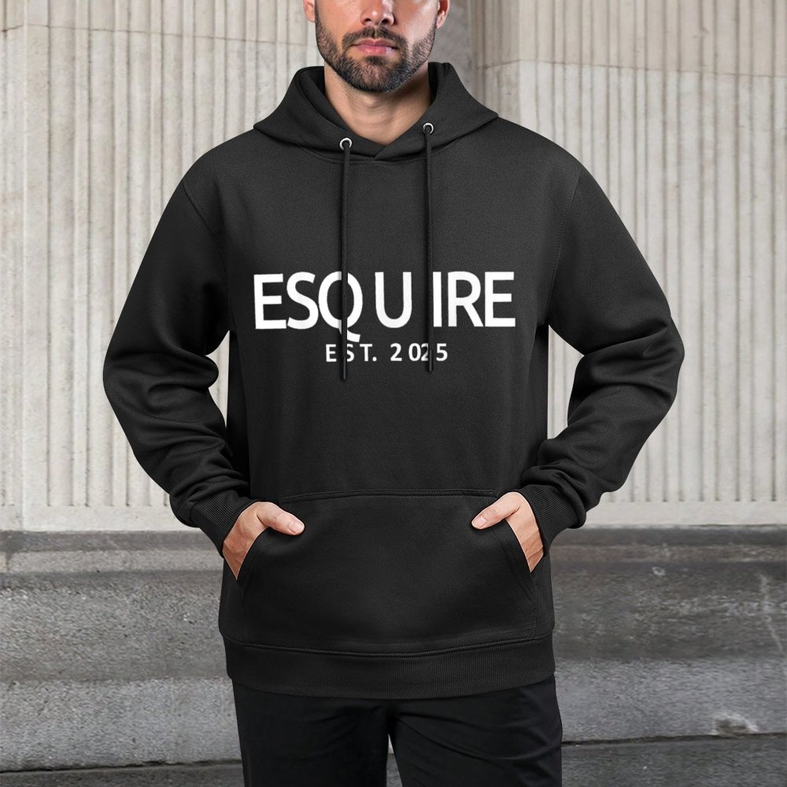 Esquire Est. 2025 Attorney Lawyer Law School Graduation Durable Construction Hoodie