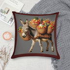 Donkey Market Soft Gift Ready Throw Pillow