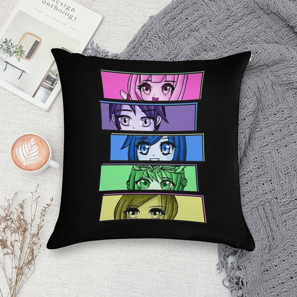 Aesthetic Funneh Krew Soft Fade-Resistant Throw Pillow