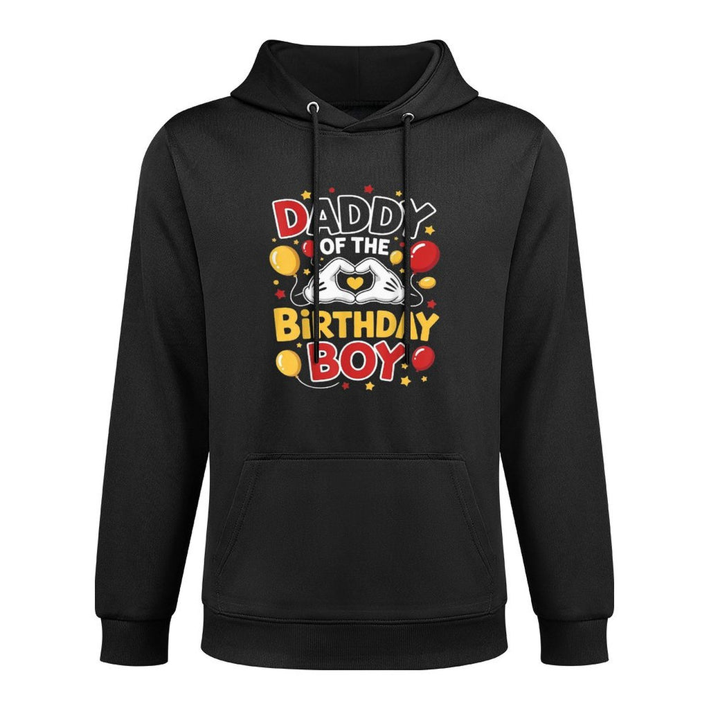 Daddy Of The Birthday Boy Matching Dad Son Family Bday Breathable Fabric Hoodie
