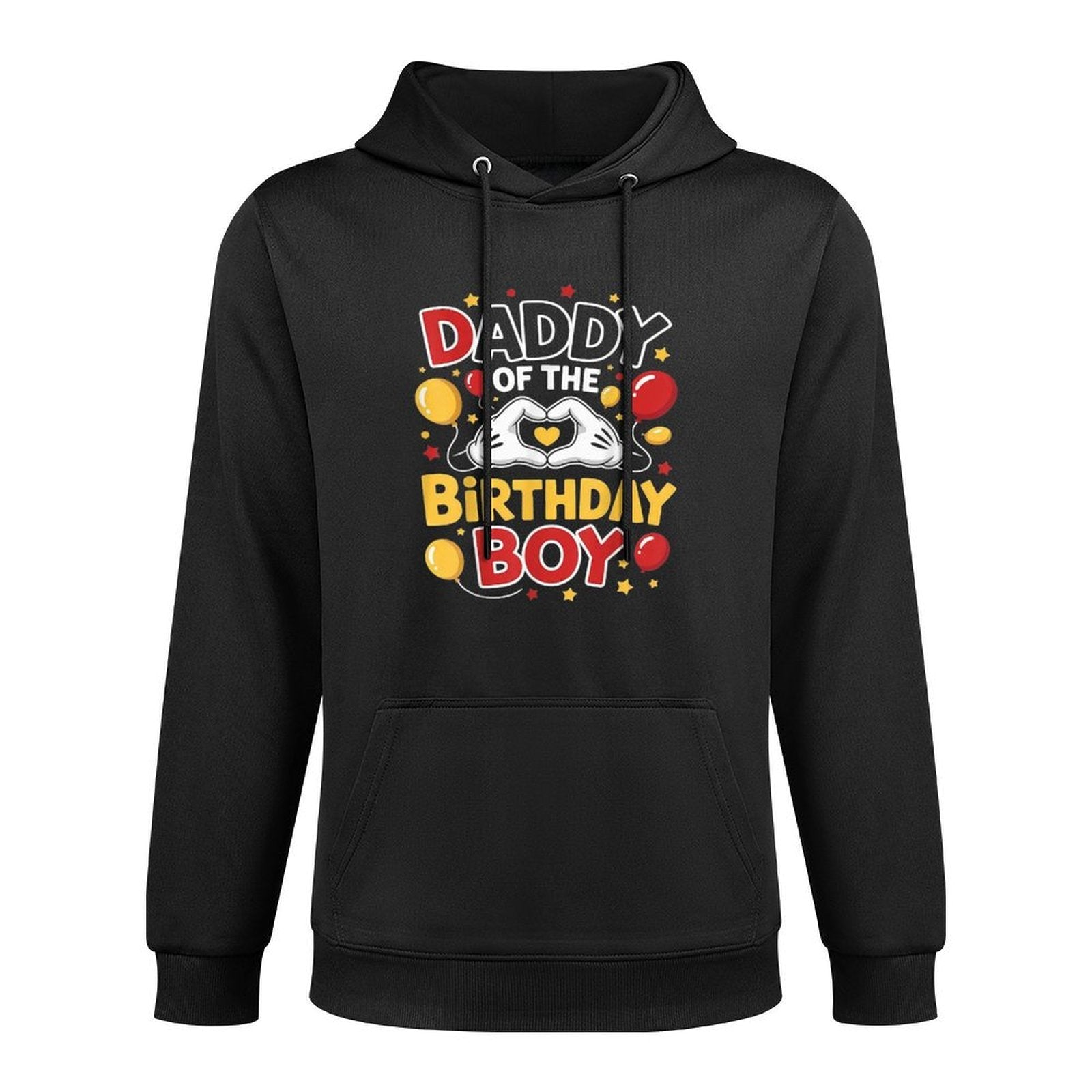 Daddy Of The Birthday Boy Matching Dad Son Family Bday Breathable Fabric Hoodie
