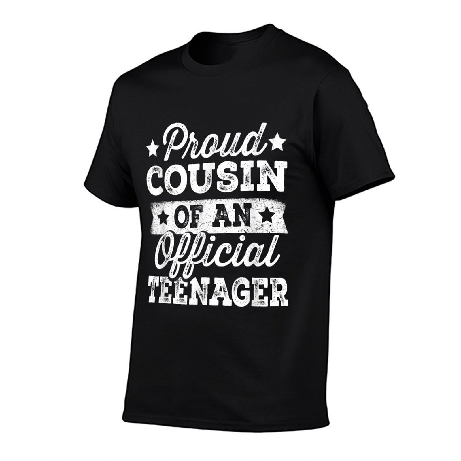 Proud Cousin of Officialnager 13th Birthday Gifts 13 Yr  Oversized Silhouette T-Shirt