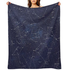 Constellations Plush Throw Blanket
