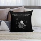THE LITTLE PRINCE (black And White) Soft Fade-Resistant Throw Pillow