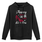 Stepping Into 50th Birthday Shape Retention Hoodie