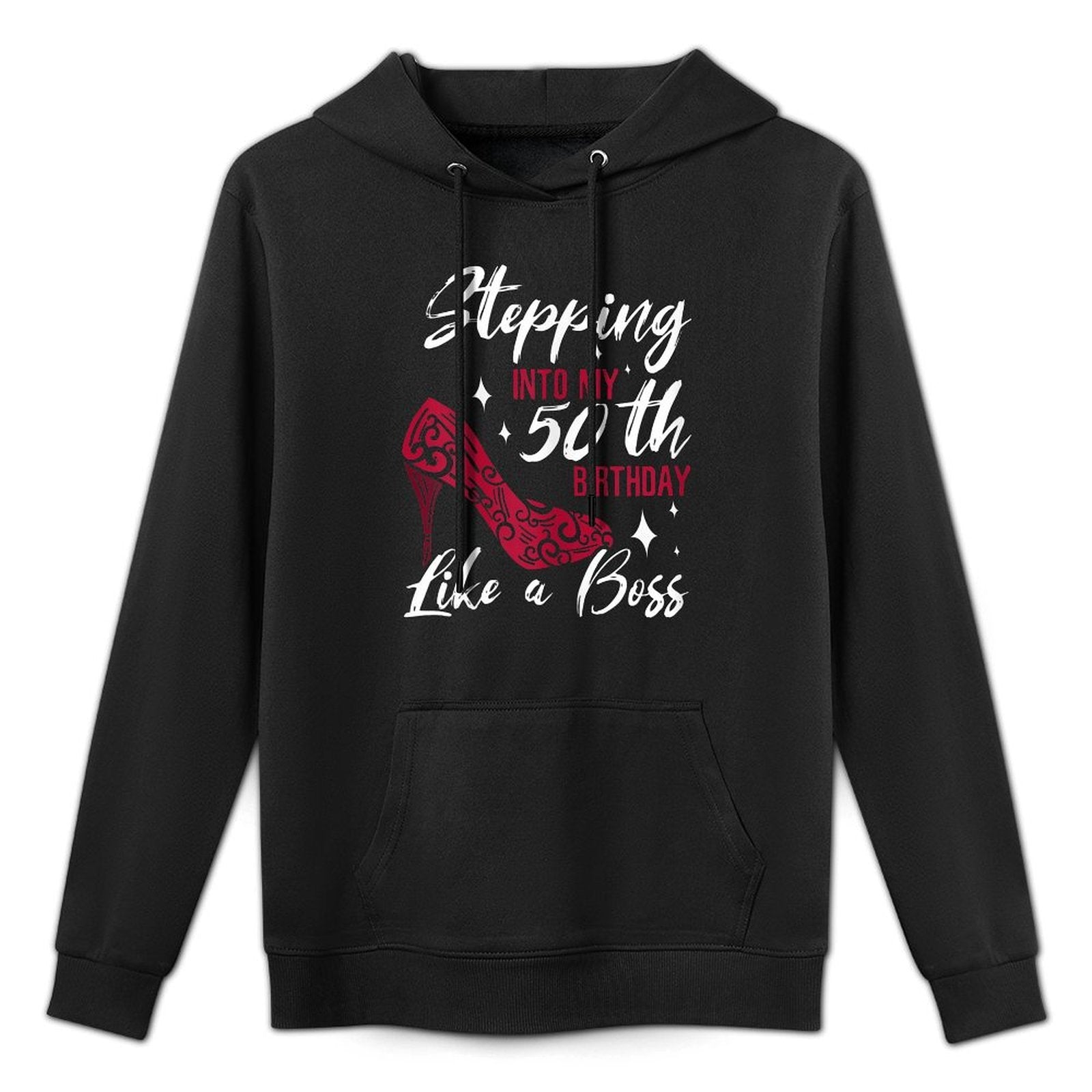 Stepping Into 50th Birthday Shape Retention Hoodie