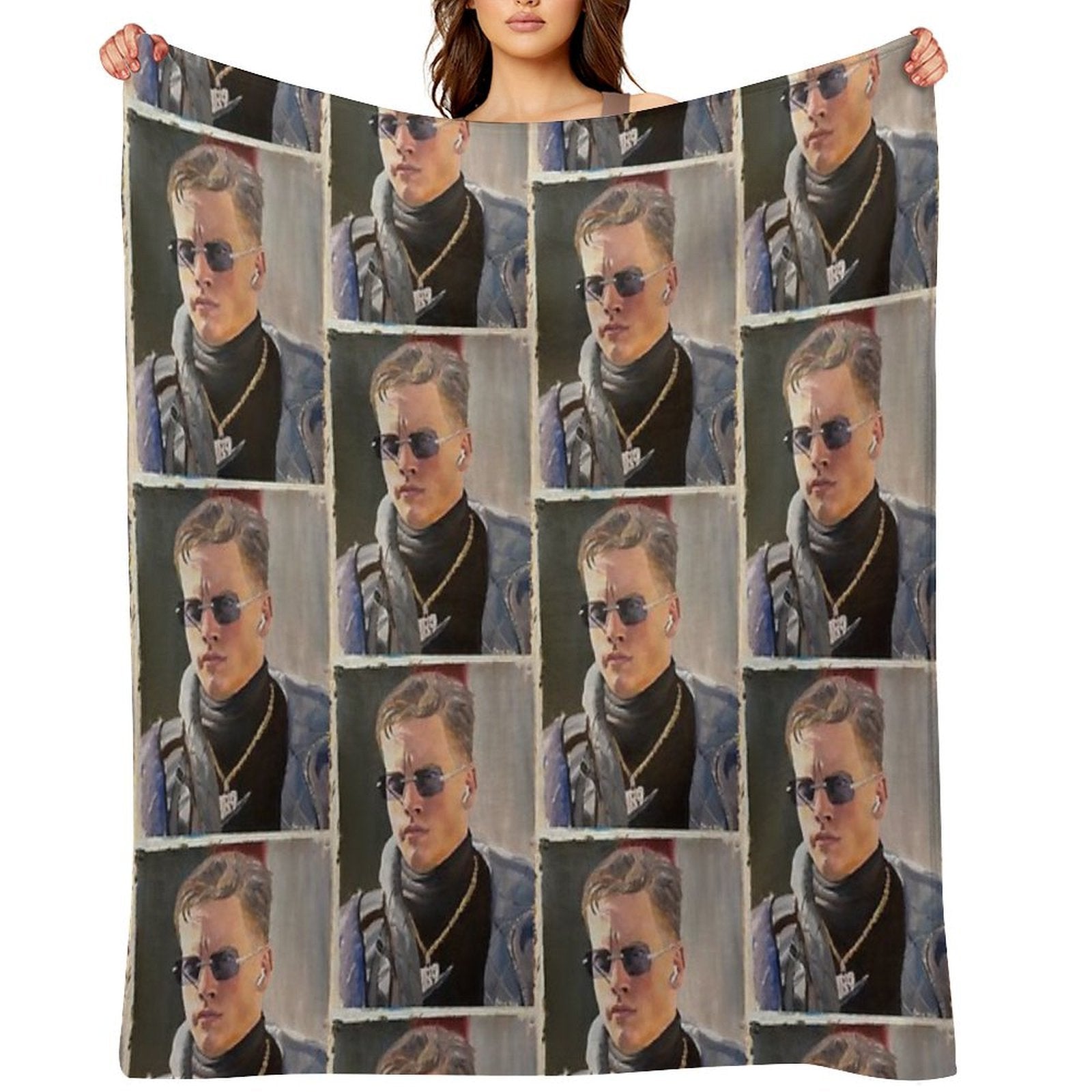 Joe Burrow Bengals Easy Care Throw Blanket