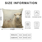 Bonny The Sheep Soft Skin-Friendly Throw Pillow