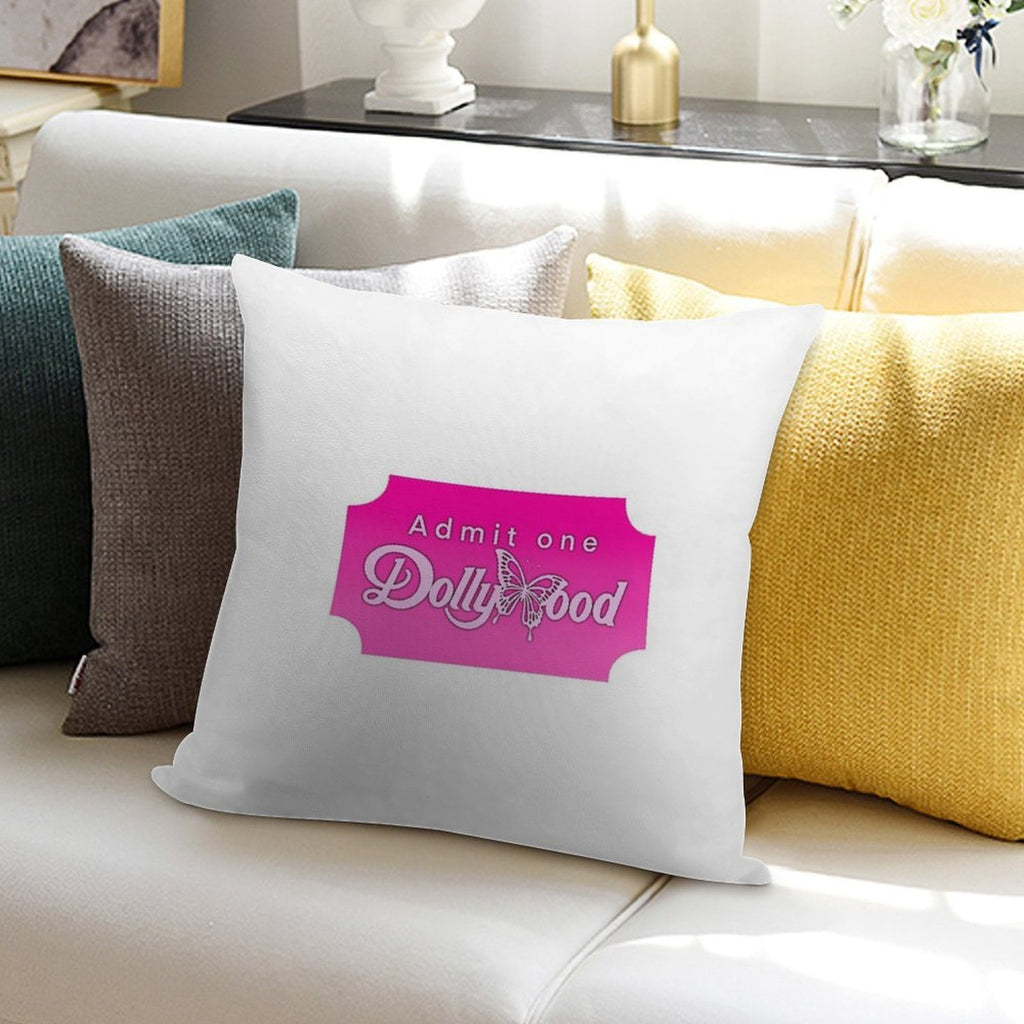 Dollywood Ticket Soft Warmth Comfort Throw Pillow