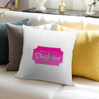 Dollywood Ticket Soft Warmth Comfort Throw Pillow