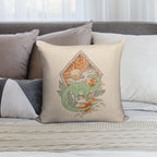 Aeon Archway Apatosaurus  Dinosaur Sci-Fi Space Art Soft Warmth Comfort Throw Pillow