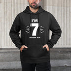 Womens Funny 70th Birthday Gift for 70 Year Old, 7 Decades Layering Staple Hoodie