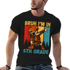 Bruh Im In 5th Grade Fifth Grade Dabbing Boy Student  Soft T-Shirt