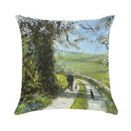 We Will Stop for Tea And Cake on The Way Back. Soft Multiple Sizes Throw Pillow