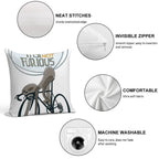 Funny Cycling Sloth Soft Style Accent Throw Pillow