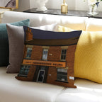 Henderson's Relish Old Building Soft Multiple Sizes Throw Pillow